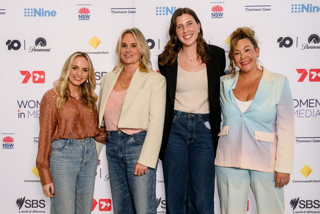 Jessie Stephens, Sarah Thornton, Hannah Ferguson and Maria Lewis