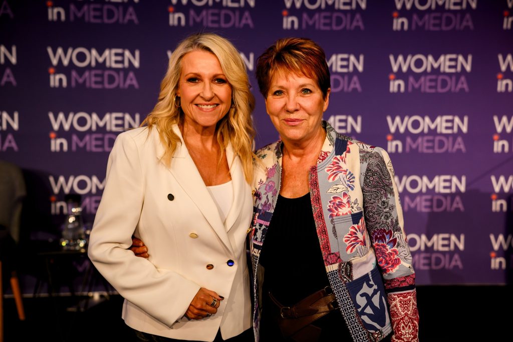 Angela Bishop OAM and Anita Jacoby AM