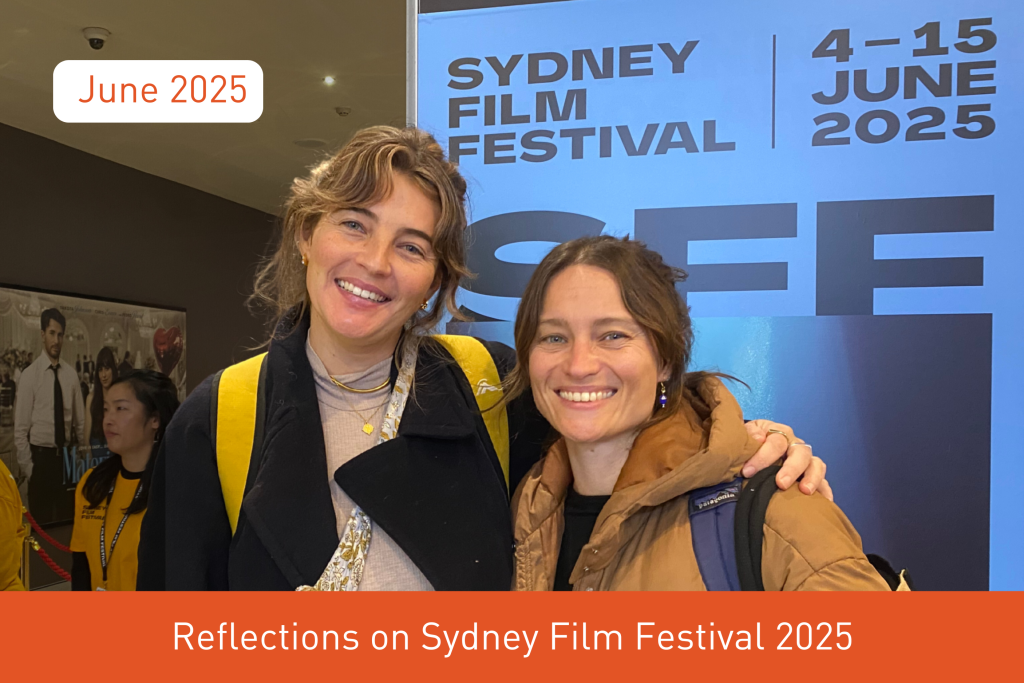 18 Impact Producer Program participants at Sydney Film Festival 2025