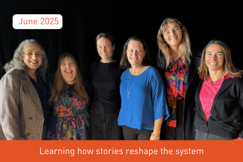 19 2025 Impact Producer Program participants with Storytelling for Systems Change Masterclass panel