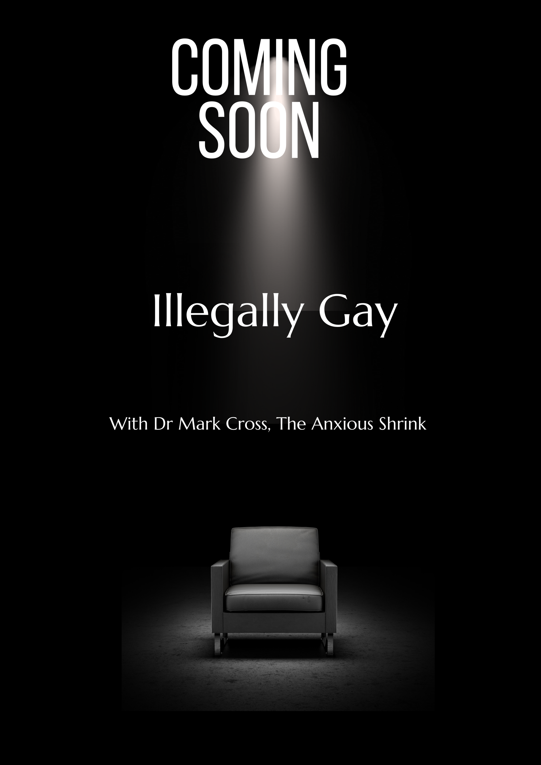 Black Minimalist Coming Soon Poster