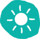 ENVIRONEMNT SUN AQUA ICON RGB